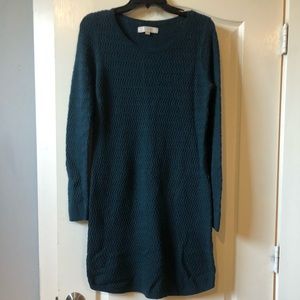 Forest Green Long Sleeve Sweater Tunic